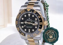 Rolex GMT-Master II 116713LN (2019) - Zwart wijzerplaat 40mm Goud/Staal