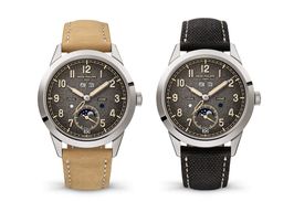 Patek Philippe Annual Calendar Travel Time 5326G-001 (2025) - Grijs wijzerplaat 41mm Witgoud