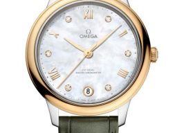 Omega De Ville 434.23.34.20.55.002 (2026) - Wit wijzerplaat 34mm Goud/Staal