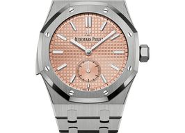 Audemars Piguet Royal Oak 26591TI.OO.1252TI.02 (2025) - Pink dial 42 mm Titanium case