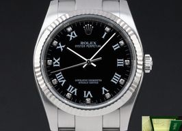 Rolex Oyster Perpetual 36 116034 (2008) - Black dial 36 mm Steel case