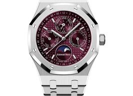 Audemars Piguet Royal Oak Perpetual Calendar 26574BC.OO.1220BC.01 (2025) - Purple dial 41 mm White Gold case