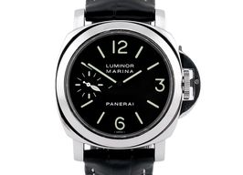 Panerai Luminor Marina PAM00001 (1999) - Zwart wijzerplaat 44mm Staal