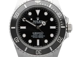 Rolex Submariner No Date 124060 (2024) - Zwart wijzerplaat 41mm Staal