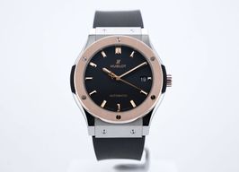 Hublot Classic Fusion 511.NO.1181.LR (Onbekend (willekeurig serienummer)) - Zwart wijzerplaat 45mm Titanium