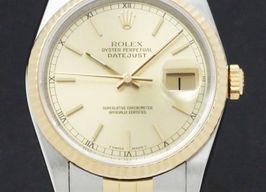 Rolex Datejust 36 16233 (1989) - Goud wijzerplaat 36mm Goud/Staal