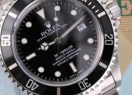 Rolex Sea-Dweller 4000 16600 (2004) - Zwart wijzerplaat 40mm Staal