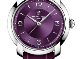 Breitling Premier A10310121Q1P1 (2026) - Paars wijzerplaat 36mm Staal