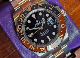 Rolex GMT-Master II 126711CHNR (2022) - Black dial 40 mm Gold/Steel case
