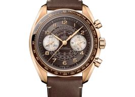 Omega Speedmaster Chronoscope 329.92.43.51.10.001 (2025) - Bruin wijzerplaat 43mm Roségoud