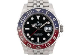 Rolex GMT-Master II 126710GRNR (2019) - Zwart wijzerplaat 40mm Staal