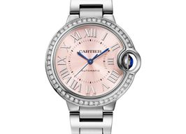 Cartier Ballon Bleu 33mm W4BB0037 (2024) - Roze wijzerplaat Onbekend Staal