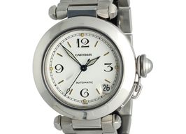 Cartier Pasha C 2324 (1997) - White dial 35 mm Steel case