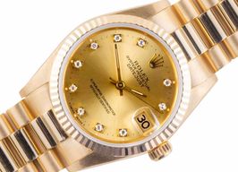 Rolex Datejust 31 68278 (1990) - Champagne dial 31 mm Yellow Gold case