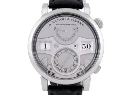 A. Lange & Söhne Zeitwerk 145.025 (2012) - Silver dial 44 mm Platinum case