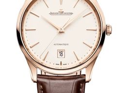 Jaeger-LeCoultre Master Ultra Thin Date Q1232510 (2024) - Silver dial 39 mm Rose Gold case