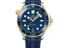 Omega Seamaster Diver 300 M 210.22.42.20.03.001 (2024) - Blauw wijzerplaat 42mm Goud/Staal