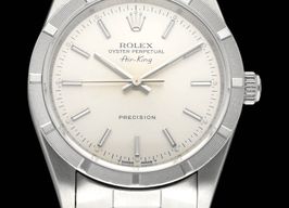 Rolex Air-King 14010 (1995) - Silver dial 34 mm Steel case