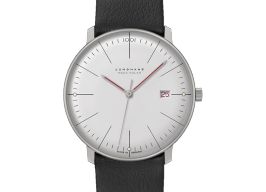 Junghans max bill MEGA 59/2326.02 (2026) - White dial 38 mm Titanium case