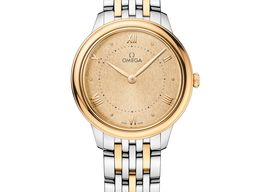 Omega De Ville 434.20.30.60.08.001 (2025) - Champagne wijzerplaat 30mm Goud/Staal