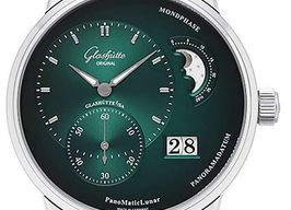 Glashütte Original PanoMaticLunar 1-90-02-13-32-70 (2024) - Green dial 40 mm Steel case