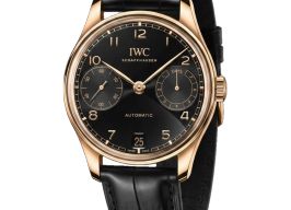 IWC Portuguese Automatic IW501707 (2026) - Black dial 42 mm Rose Gold case