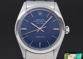 Rolex Air-King 5500 (1981) - Blue dial 34 mm Steel case