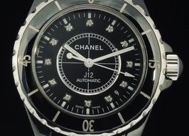 Chanel J12 H1626 (2021) - Black dial 38 mm Steel case