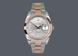 Rolex Datejust 41 126301 (2021) - Zilver wijzerplaat 41mm Goud/Staal