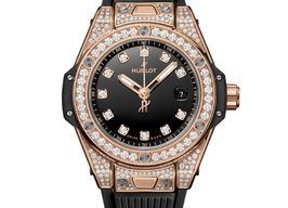 Hublot Big Bang 485.OX.1280.RX.1604 (2024) - Black dial 33 mm Rose Gold case