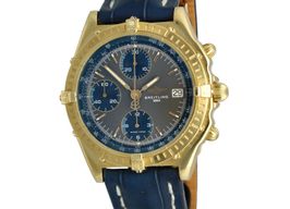 Breitling Chronomat K13048 (1993) - Grey dial 39 mm Yellow Gold case