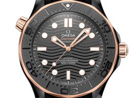 Omega Seamaster Diver 300 M 210.62.44.20.01.001 (2024) - Black dial 43 mm Rose Gold case