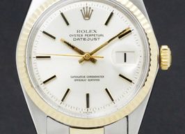 Rolex Datejust 1601 (1969) - Zilver wijzerplaat 36mm Goud/Staal