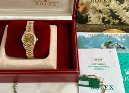 Rolex Lady-Datejust 69178G (1988) - Gold dial 26 mm Yellow Gold case