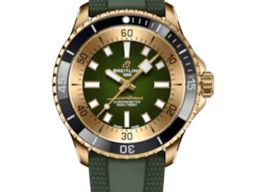 Breitling Superocean 42 N17375201L1S1 (2022) - Groen wijzerplaat 42mm Brons