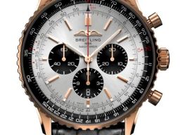 Breitling Navitimer 01 (46 MM) RB0137241G1P1 (2026) - Silver dial 46 mm Red Gold case
