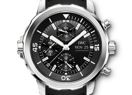 IWC Aquatimer Chronograph IW376803 (2024) - Zwart wijzerplaat 44mm Staal