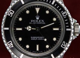 Rolex Submariner No Date 5513 (1989) - Zwart wijzerplaat 40mm Staal