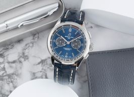 Breitling Premier AB0118A61C1A1 (Unknown (random serial)) - Blue dial 42 mm Steel case