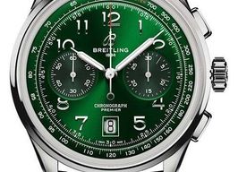 Breitling Premier AB0145371L1P2 (2026) - Green dial 42 mm Steel case