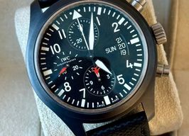 IWC Pilot IW378901 (Onbekend (willekeurig serienummer)) - Zwart wijzerplaat 44mm Keramiek