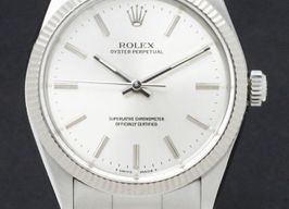 Rolex Oyster Perpetual 1005 (1997) - Zilver wijzerplaat 34mm Staal