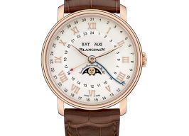 Blancpain Villeret Quantième Complet 6676-3642-55B (2026) - Zilver wijzerplaat 41mm Roségoud