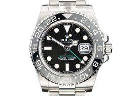 Rolex GMT-Master II 116710LN (Onbekend (willekeurig serienummer)) - Zwart wijzerplaat 40mm Staal