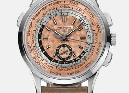Patek Philippe World Time Chronograph 5935A-001 (2023) - Pink dial 41 mm Steel case