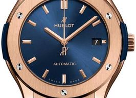 Hublot Classic Fusion Blue 511.OX.7180.RX (2026) - Blauw wijzerplaat 45mm Roségoud