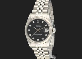 Rolex Datejust 31 68274 (1988) - Zwart wijzerplaat 31mm Staal