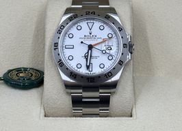 Rolex Explorer II 226570 (2023) - Wit wijzerplaat 42mm Staal