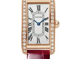 Cartier Tank Américaine WJTA0059 (2026) - Silver dial 19 mm Rose Gold case