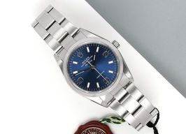 Rolex Air-King 14000M (Unknown (random serial)) - Blue dial 34 mm Steel case